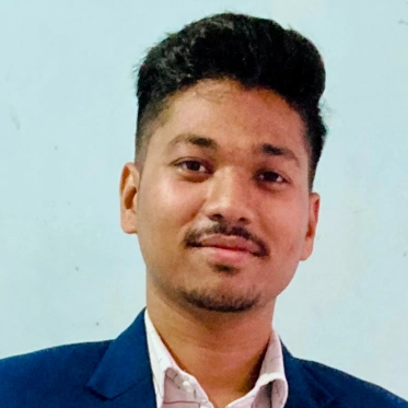 Portrait of Club In-Charge Mr. Aman Vishwakarma
